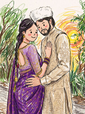 Kids' Drawing Prom, Engagement & Wedding Photos