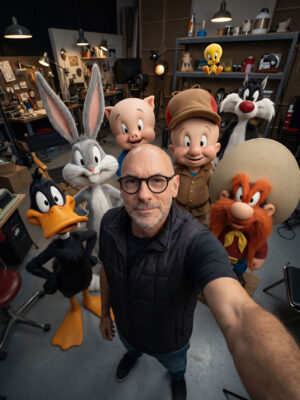 Selfie With The Looney Toons Crew