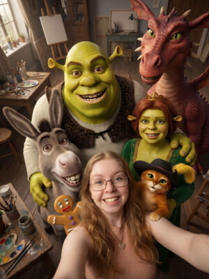 Selfie With The Shrek Crew